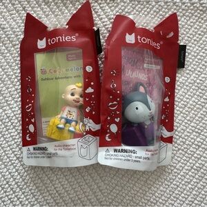 2 x Tonies Cocomelon Outdoor Adventure and Lalalinos Bumbaloo Songs Story NIB